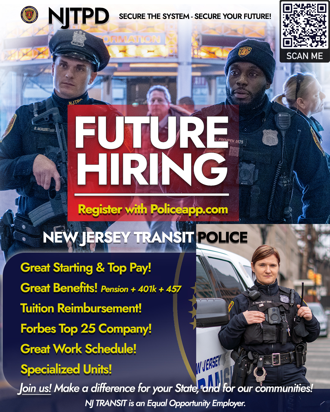 Digital Display Njtpd Recruitment Flyer